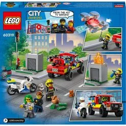 LEGO® City Brandslukning Og Politijagt 60319 -Konstruktionslegetøj butik cea6c53a d38a 4c2c af2f 9aa0dbfbebd9