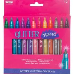 Andre Mærker Glittertusser 12 Stk.