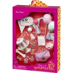 Our Generation Fødselsdagsfest Sæt Med Hvalpe