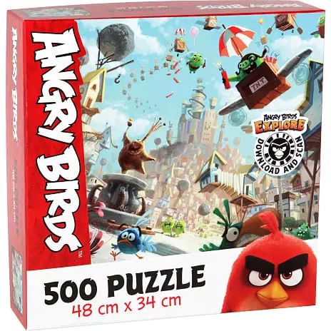 Peliko Angry Birds Puslespil 500 Brikker 3 Peliko Angry Birds Puslespil 500 Brikker
