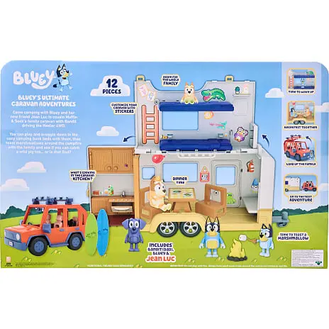 Bluey Legesæt - Bil Og Campingvogn 5 Bluey Legesæt - Bil Og Campingvogn - Billede 3