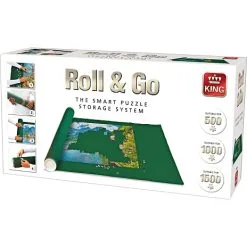 King Roll And Go Puslespilsmåtte Til 500-1500 Brikker