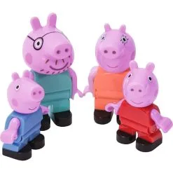 Big Bloxx Gurli Gris Familiesæt Med 4 Fi