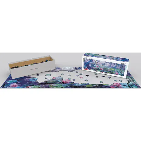 Eurographics Puslespil Waterlilies By Claude Monet - 1000 Brikker 5 Eurographics Puslespil Waterlilies By Claude Monet - 1000 Brikker - Billede 3