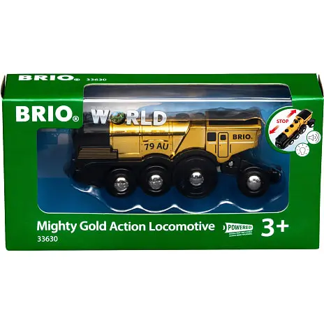 BRIO 33630 Guld Actionlokomotiv 8 BRIO 33630 Guld Actionlokomotiv - Billede 6