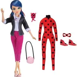 Miraculous Ladybug Modedukke Med 2 Sæt Tøj