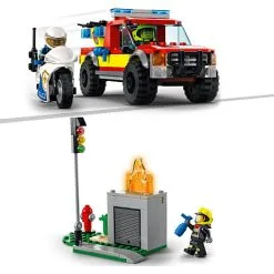 LEGO® City Brandslukning Og Politijagt 60319 -Konstruktionslegetøj butik d72910cb 17e5 42c8 bf52 5afa4808c908