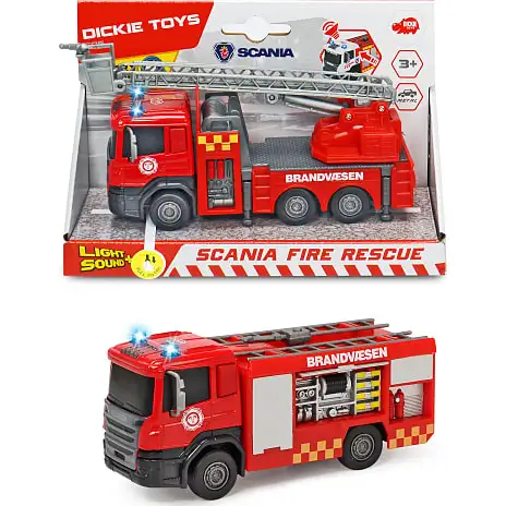 Dickie Toys SOS Scania Brandbil - 17 Cm 3 Dickie Toys SOS Scania Brandbil - 17 Cm