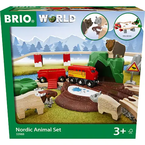 BRIO 33988 Togbane Med Nordiske Dyr 3 BRIO 33988 Togbane Med Nordiske Dyr