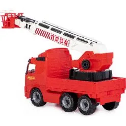 Polesie Brandbil Med Stigevogn På Lad 580x195x340mm -Konstruktionslegetøj butik d8181234fda426e3737e7080d80dcd4e