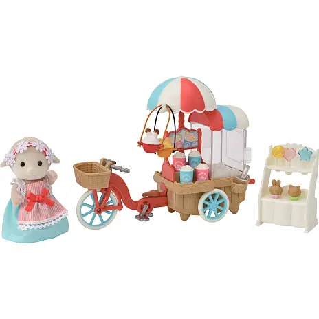 Sylvanian Families Popcornvogn Med Fåremor 3 Sylvanian Families Popcornvogn Med Fåremor