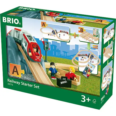 BRIO 33773 Togbane, Startsæt M/tog-tilbeh. 3 BRIO 33773 Togbane, Startsæt M/tog-tilbeh.