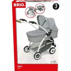 Brio Spin Dukkevogn - Grå -Konstruktionslegetøj butik dd898173 1d3c 423a 978d a1b3c5167857