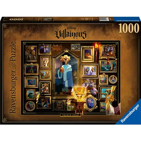 Ravensburger, Villainous King John Puslespil 1000 Brikker 3 Ravensburger, Villainous King John Puslespil 1000 Brikker