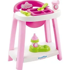 ECOIFFIER Nursery Dukke Højstol Med Tilbehør