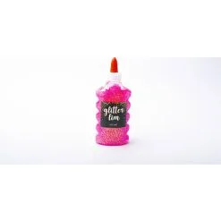 Andre Mærker Glitter Lim - 177ml Pink Laser