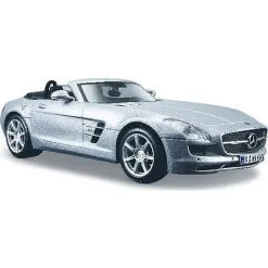 Maisto Mercedes-benz Sls Amg Roadster 1:24 Silver
