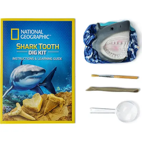 National Geographic Hajtand Grave Sæt 5 National Geographic Hajtand Grave Sæt - Billede 3