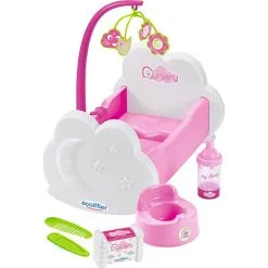ECOIFFIER Nursery Dukkeseng Med Tilbehør