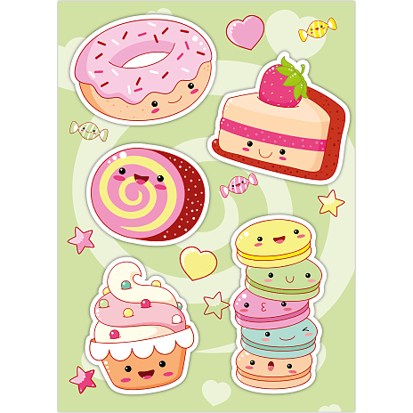 1CONZEPT Diamond Art Stickers 13x18 Cm - Kager 5 1CONZEPT Diamond Art Stickers 13x18 Cm - Kager - Billede 3