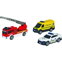 Impulse SOS Redningsbiler 15 Cm 3-pak -Konstruktionslegetøj butik e552837c 61b7 49c8 9b9a d3d1f38228f1