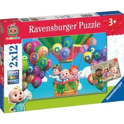 Ravensburger, CoComelon Puslespil - 2 X 12 Brikker -Konstruktionslegetøj butik e6288a761cf791a3c3864269bf9debfd