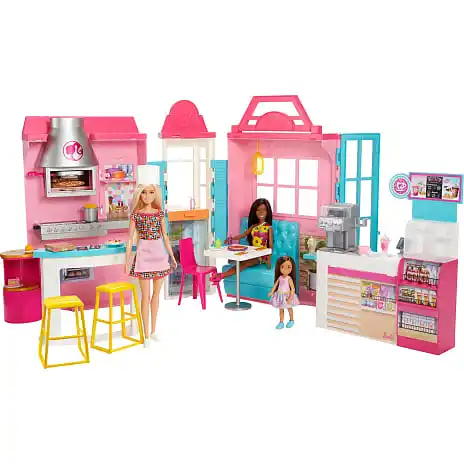 Barbie Restaurant Og Kaffebar Legesæt 3 Barbie Restaurant Og Kaffebar Legesæt