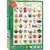 Eurographics Puslespil Teapots - 1000 Brikker