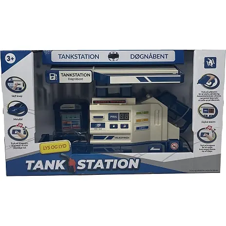 Andre Mærker Benzinstation Med Vibration Inkl. 1 Bil 4 Andre Mærker Benzinstation Med Vibration Inkl. 1 Bil - Billede 2