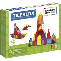 Tileblox Regnbue Sæt 42 Dele
