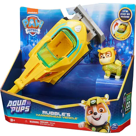 Paw Patrol Køretøj Med Aqua-tema Rubble 9 Paw Patrol Køretøj Med Aqua-tema Rubble - Billede 7