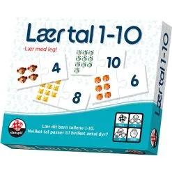 Danspil Lær Tal 1-10 (dk)