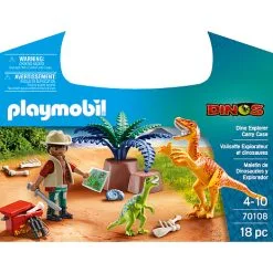 Playmobil 70108 Dino Explorer Kuffertsæt -Konstruktionslegetøj butik ee2d85cc f753 4741 9571 ea806745f977