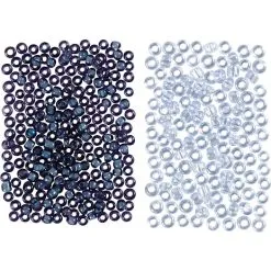 Andre Mærker Rocaiperler Blå Nuancer 2x7g 0,5-0,8 -Konstruktionslegetøj butik f03f52a3 c462 4080 a37c dec5417a00df
