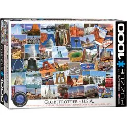 Eurographics Puslespil Globetrotter Collection: US - 1000 Brikker
