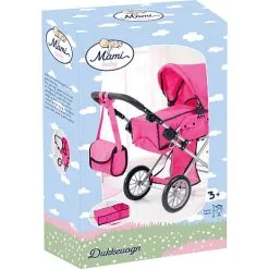 Mami Baby City Star Dukkevogn - Pink -Konstruktionslegetøj butik f25b3f57 09d6 4e6e 85c4 8161d4babf4b