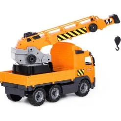 Polesie Lastbil Med Kran På Lad 580x195x320mm -Konstruktionslegetøj butik f2d9fc2ee4943c435e4022e8b8f77b7d