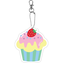 Andre Mærker Diamond Art Cupcake Nøglering - 8x7,5 Cm -Konstruktionslegetøj butik f6e306b7e41b217335744568fbfd3854