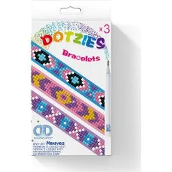 Diamond Dotz Bracelets Dotzies: 3 Stk: Mauves