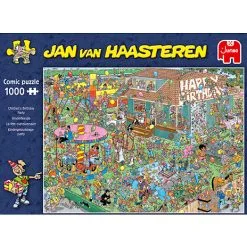 Jan Van Haasteren Børnenes Fødselsdag Puslespil - 1000 Brikker -Konstruktionslegetøj butik f8390c9e 172f 43f4 89d1 50c73f370458