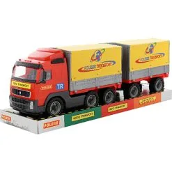 Polesie Lastbil Forvogn Med Hænger 775x190x250mm -Konstruktionslegetøj butik f83dfae6d50c178a125b2aac7fd4af2f