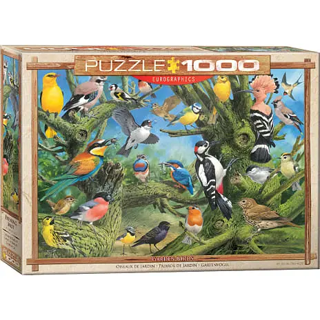 Eurographics Puslespil Garden Birds - 1000 Brikker 3 Eurographics Puslespil Garden Birds - 1000 Brikker