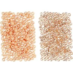 Andre Mærker Rocaiperler Fersken Nuancer 2x7g 0,5-0,8 -Konstruktionslegetøj butik f9c88a31 7da7 448f a558 8dfa4ec33aee