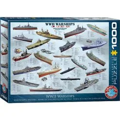 Eurographics Puslespil WW II Warships - 1000 Brikker