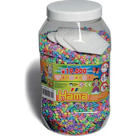 Hama 19.000 Midi Perler I Pastel 4 Hama 19.000 Midi Perler I Pastel - Billede 2