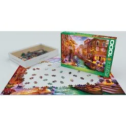 Eurographics Puslespil Venetian Romance - 1000 Brikker -Konstruktionslegetøj butik fc9248c3 6bbd 42b5 b10d 49027bda7b03