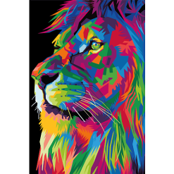 1CONZEPT Diamond Art Foam Board 20x30 Cm - Løve -Konstruktionslegetøj butik fccc336b09667fb1ef977863570be65d