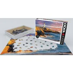 Eurographics Puslespil Peggys Cove Lighthouse Nova Scotia - 1000 Brikker -Konstruktionslegetøj butik ff7b7ba9 f91c 4df8 aa3c 00b91df3104e